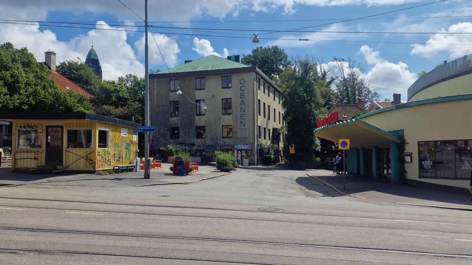 Oceanen ligger mitt på Stigbergstorget.